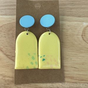 Polymer clay jewelry.